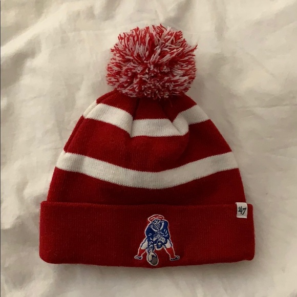 patriots throwback beanie